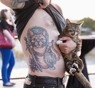 Internet Cat Video Festival 9 Cat tattoo