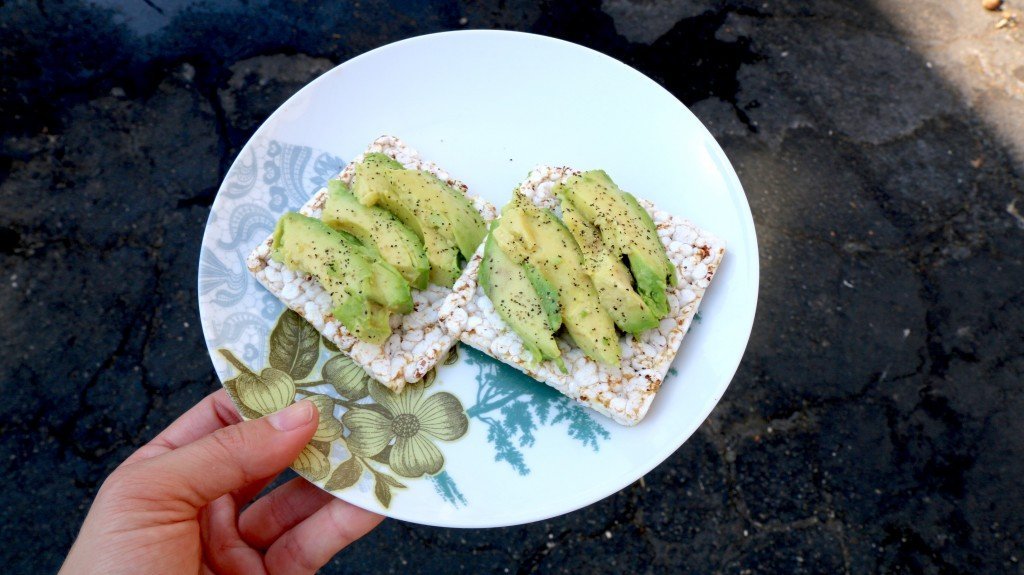 Fav snack right now 1 Avocado toast snack