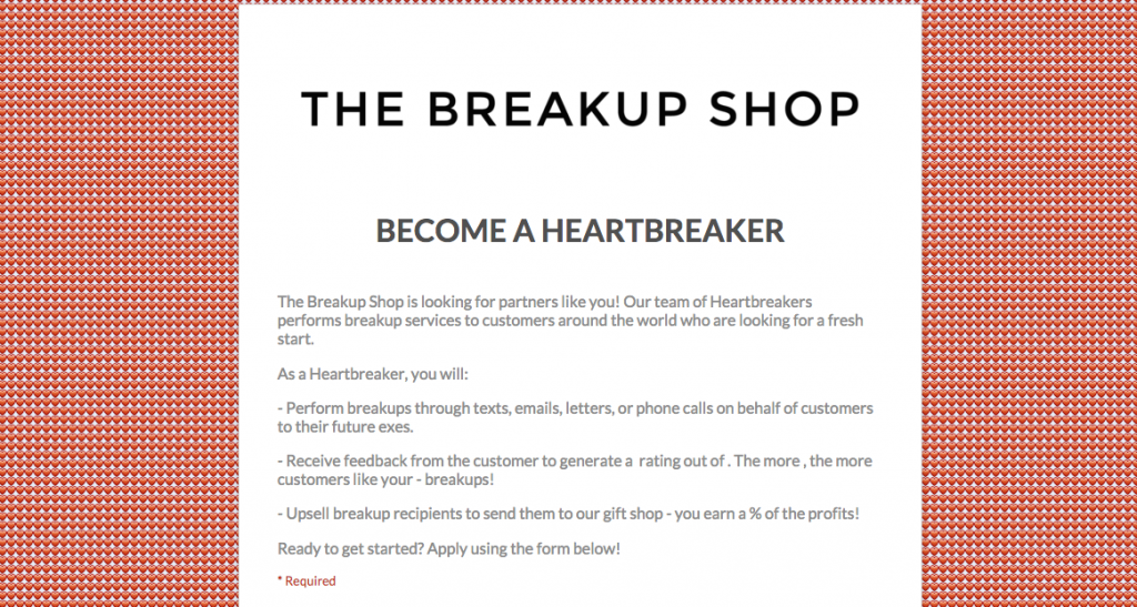 The Breakup Shop at your service 5 become a heartbreaker breakup shop