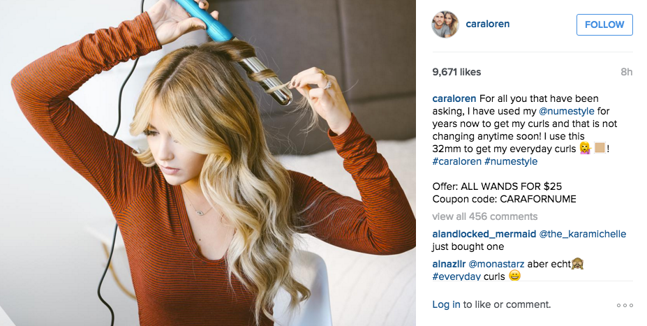 What I got on Black Friday 2015... 9 cara loren nume magic hair wand deal