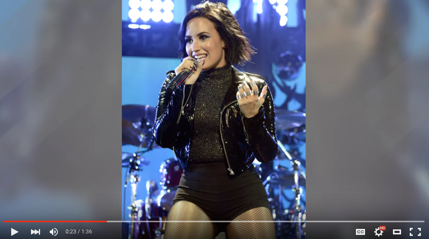 demi lovato jingle ball