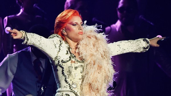 Lady Gaga's Electrifying David Bowie Tribute at Grammys 1 lady gaga grammys tribute video