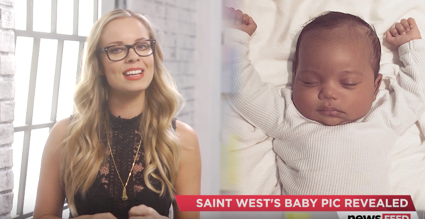 saint west photo revealed