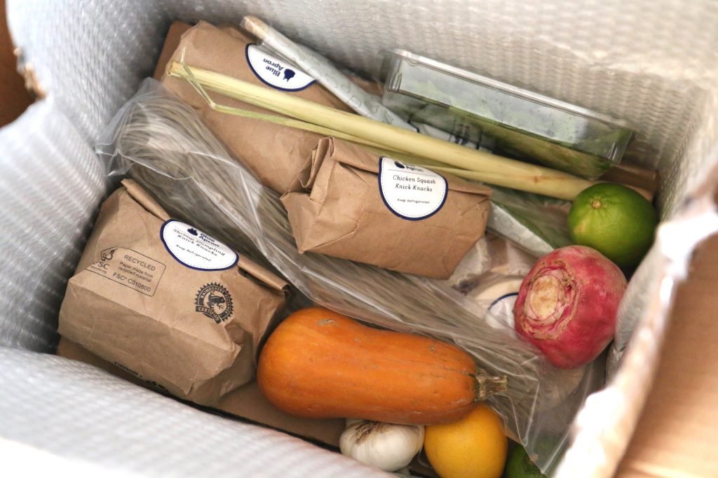 Blue Apron box photo
