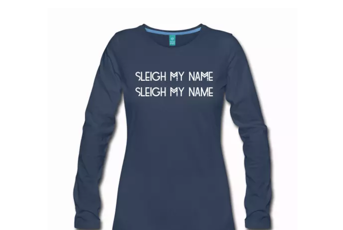 MISTLEHO: New Holiday SWAG in my Be Yourselfie Shop! 3 sleigh my name sweatshirt