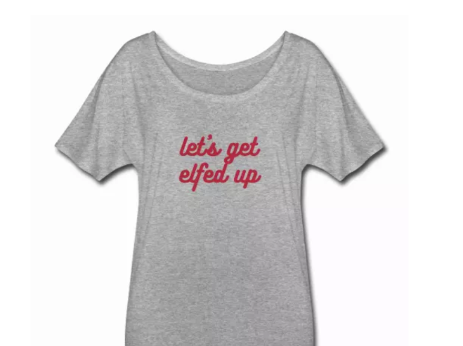 MISTLEHO: New Holiday SWAG in my Be Yourselfie Shop! 5 lets get elfed up shirt clothing