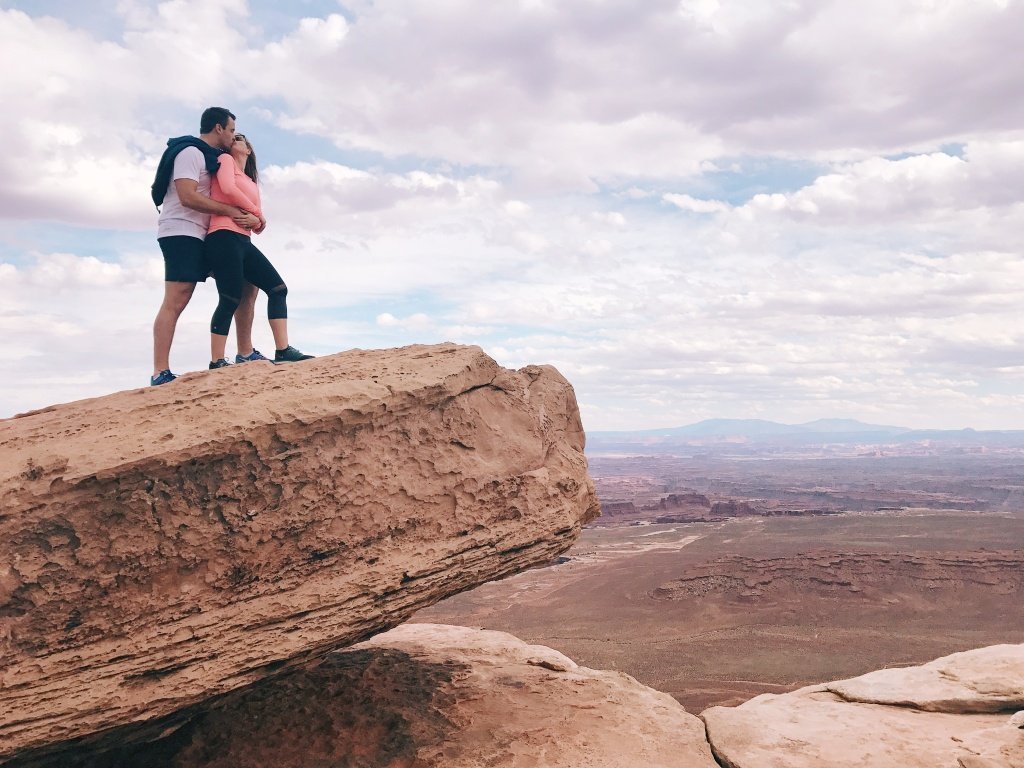 Grand View trail at Canyonlands National Park, Moab Utah