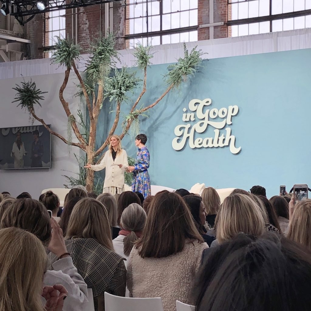 Gwyneth Paltrow gives opening remarks at ingoophealth San Francisco