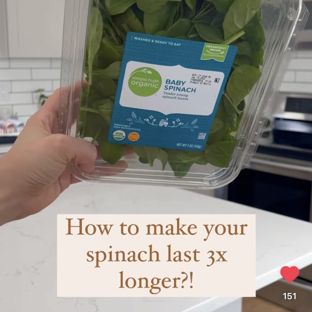 How To Make Spinach Last Longer 57 spinach hack