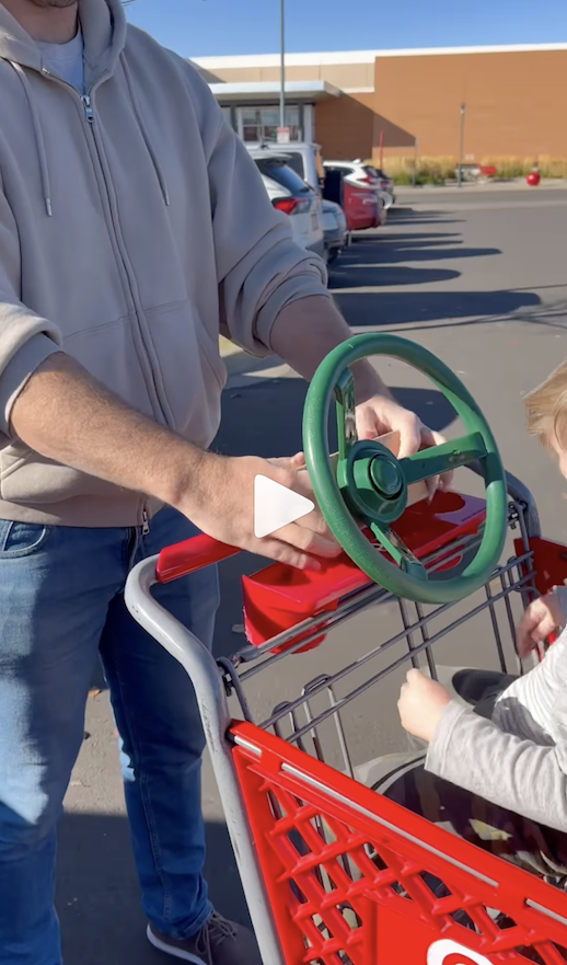SIGN UP to be notified when the VIRAL shopping cart steering wheel is available to buy! 1 Screen Shot 2023 11 16 at 12.15.13 PM