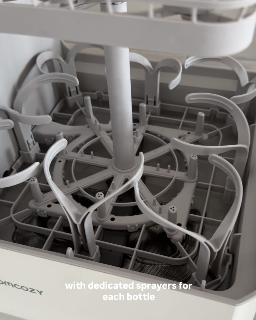 Momcozy just launched a new DeepClean bottle washer! Is it worth it? 3 Momcozy DeepClean D8 bottle washer sprayers